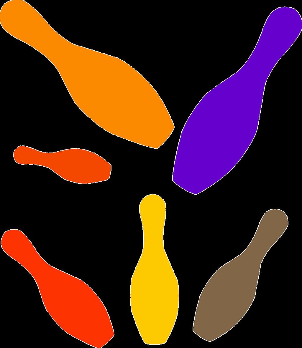 bowling, pins, strike